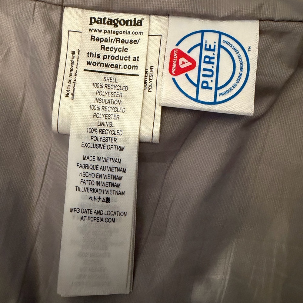 Patagonia Gray Quilted Outerwear - Picture 4 of 4